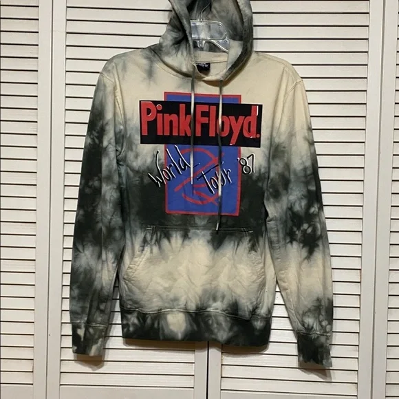 Pink Floyd Hoodie World Tour 87 Tie Dye Sweatshirt Size (34-36) S - Picture 8 of 8